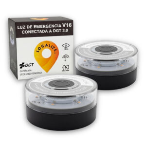 PACK 2 - BALIZA V16 LOCALIZE® CONECTADA Y HOMOLOGADA