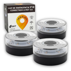 PACK 3 - BALIZA V16 LOCALIZE® CONECTADA Y HOMOLOGADA